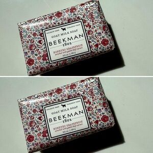 🐐🌼Beekman 1802 Grapefruit Set of 2 - 3.5 ounce bars of Goat Milk Soap